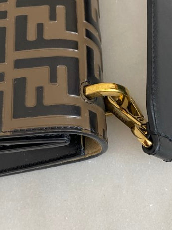 Fendi Bicolor Kan U Top Handle Bag