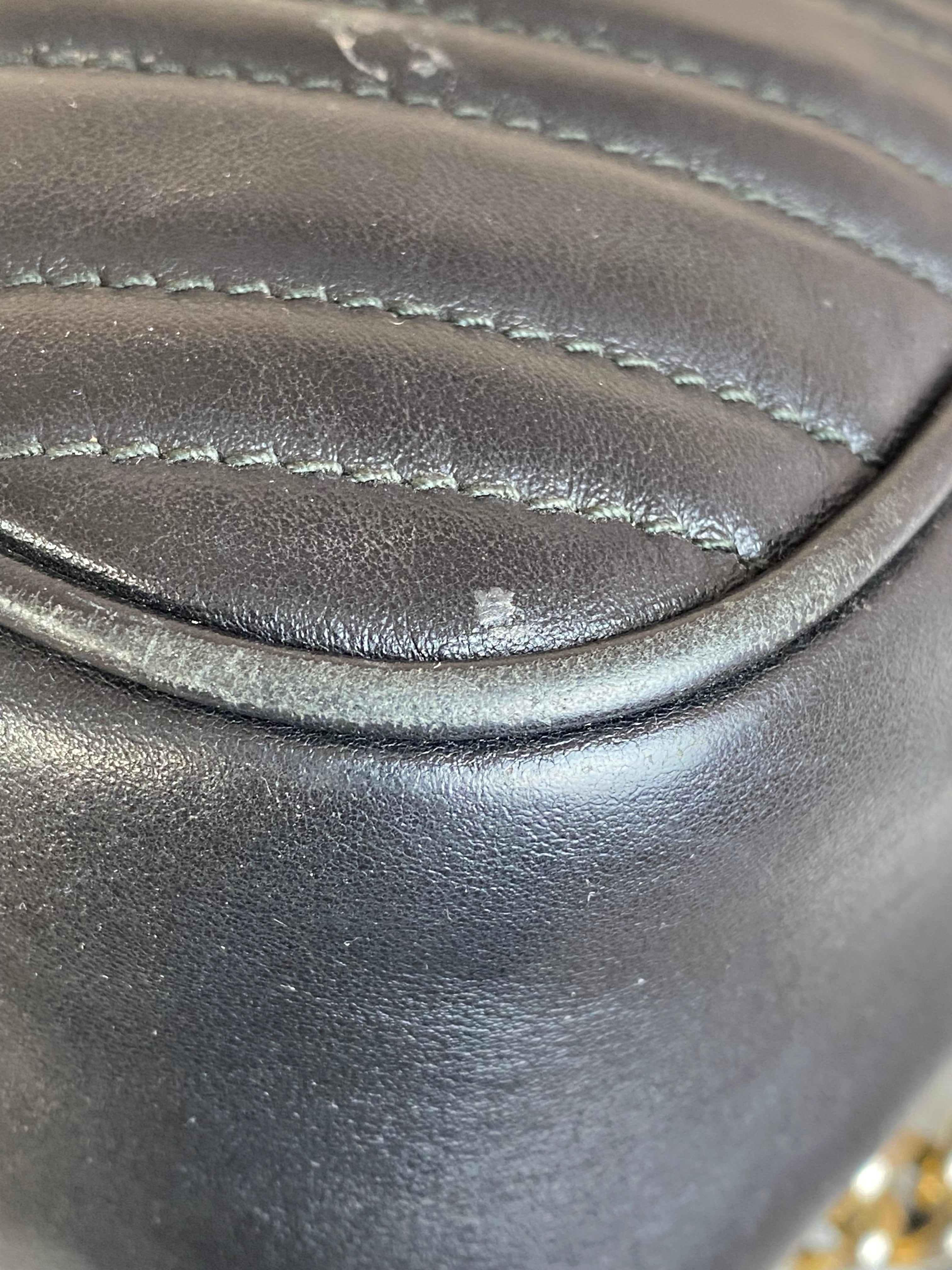 Gucci Black Marmont Camera Crossbody Bag