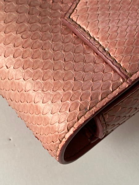 Tom Ford Pink Python Natalia Twist Lock Bag