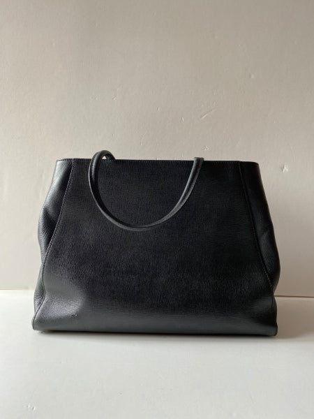 Fendi Black 2 Jour Bag