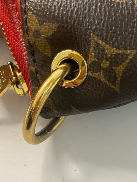 Louis Vuitton Monogram Red Pallas BB Tote Bag