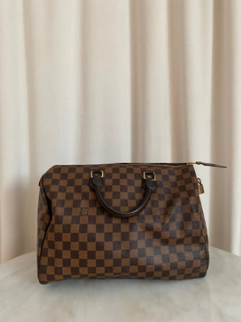 Louis Vuitton Damier Ebene Speedy 30 Bag