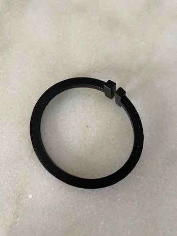 Tiffany & Co Black Coated Stainless Steel Bracelet