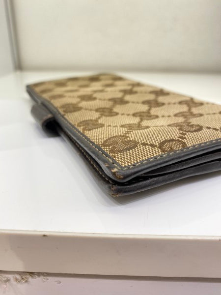 Gucci Ebony GG Long Wallet