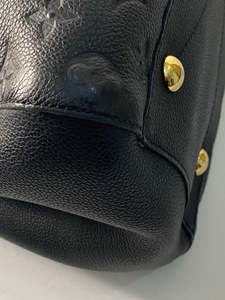 Louis Vuitton Black Montaigne Empreinte Tote Bag