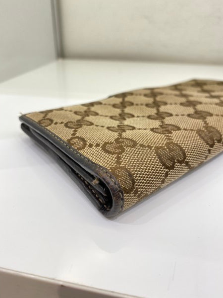 Gucci Ebony GG Long Wallet