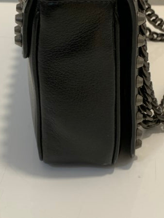 Prada Black Flap Studded Crossbody Bag