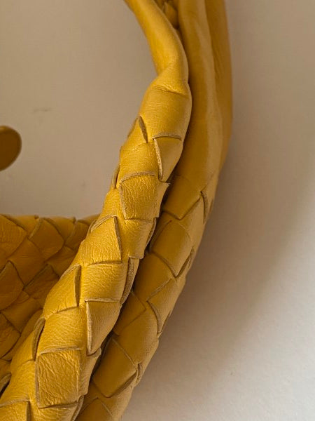 Bottega Veneta Yellow Nappa Hobo Bag