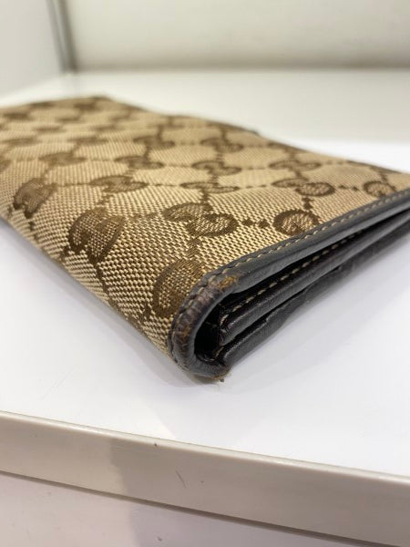 Gucci Ebony GG Long Wallet