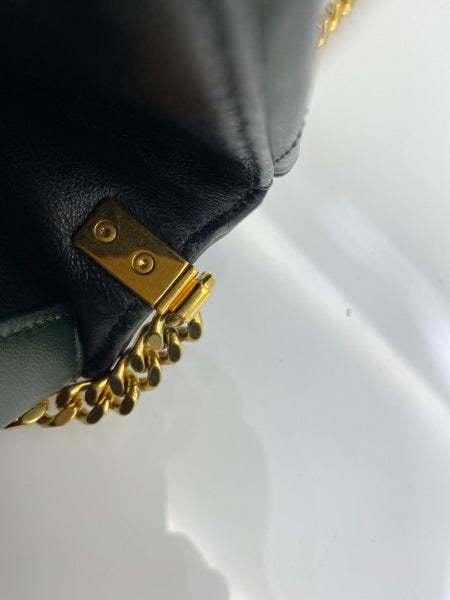 YSL Green Sulpice Medium Shoulder Bag