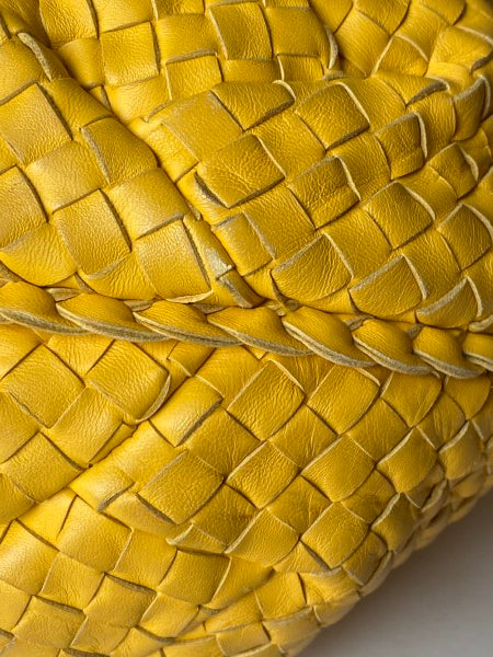 Bottega Veneta Yellow Nappa Hobo Bag