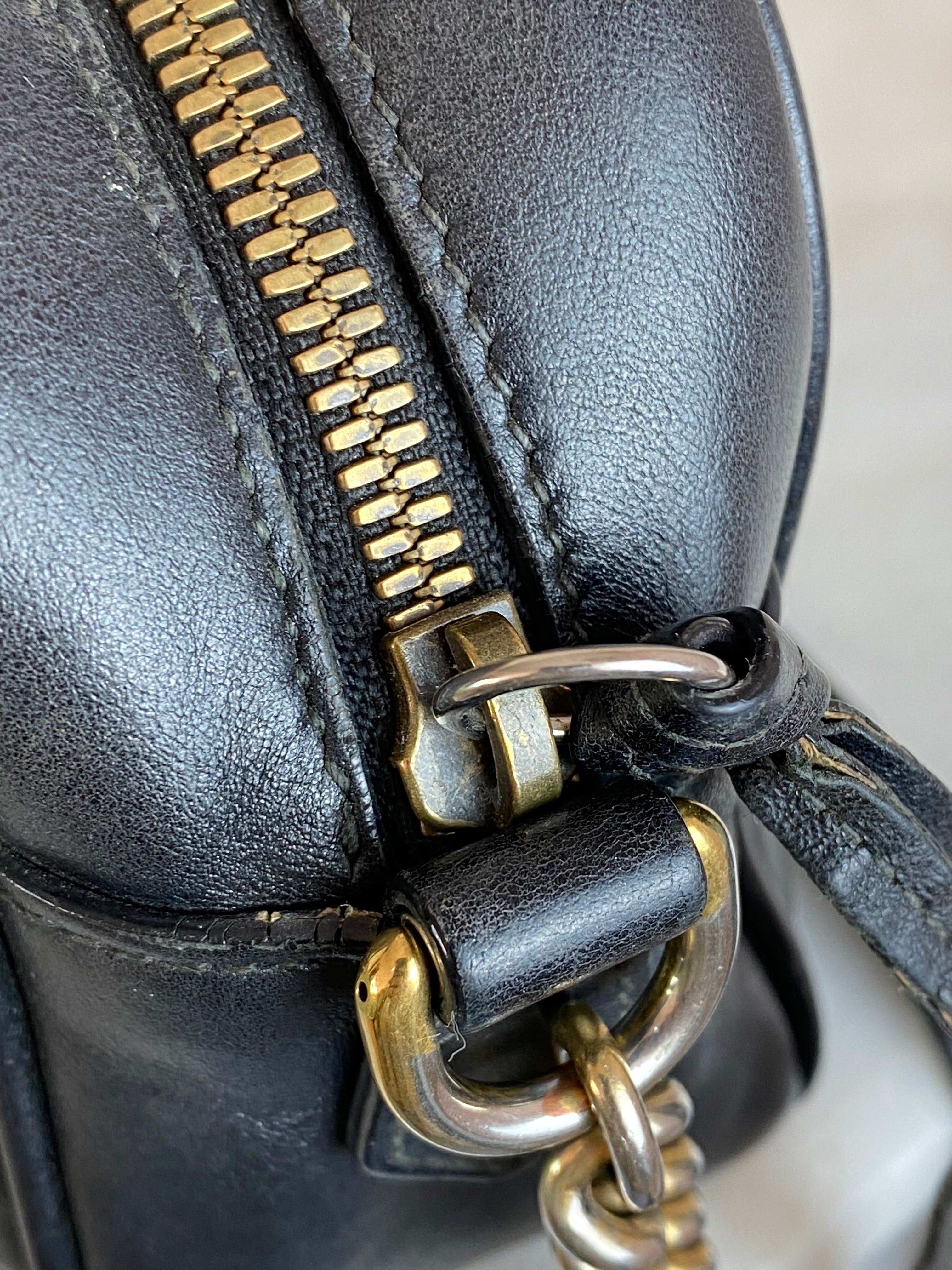 Gucci Black Marmont Camera Crossbody Bag