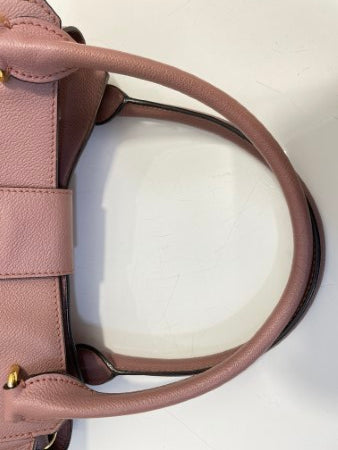 Burberry Pink Buckle Medium Tote Bag