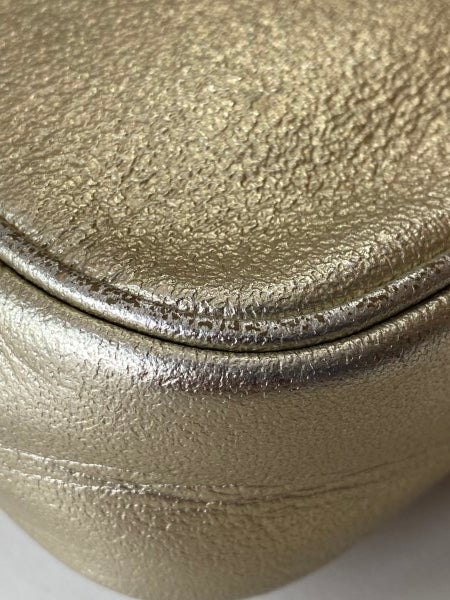 YSL Metallic Monogram Blogger Bag