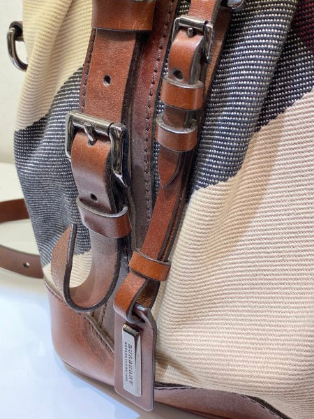 Burberry Brown Bridle House Check Bag