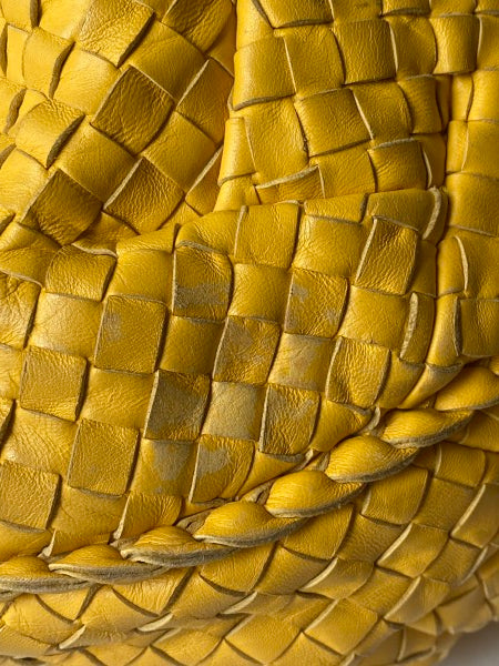 Bottega Veneta Yellow Nappa Hobo Bag