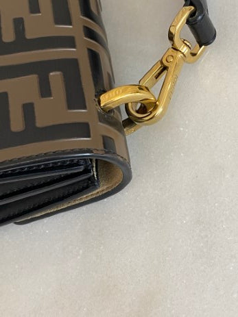 Fendi Bicolor Kan U Top Handle Bag