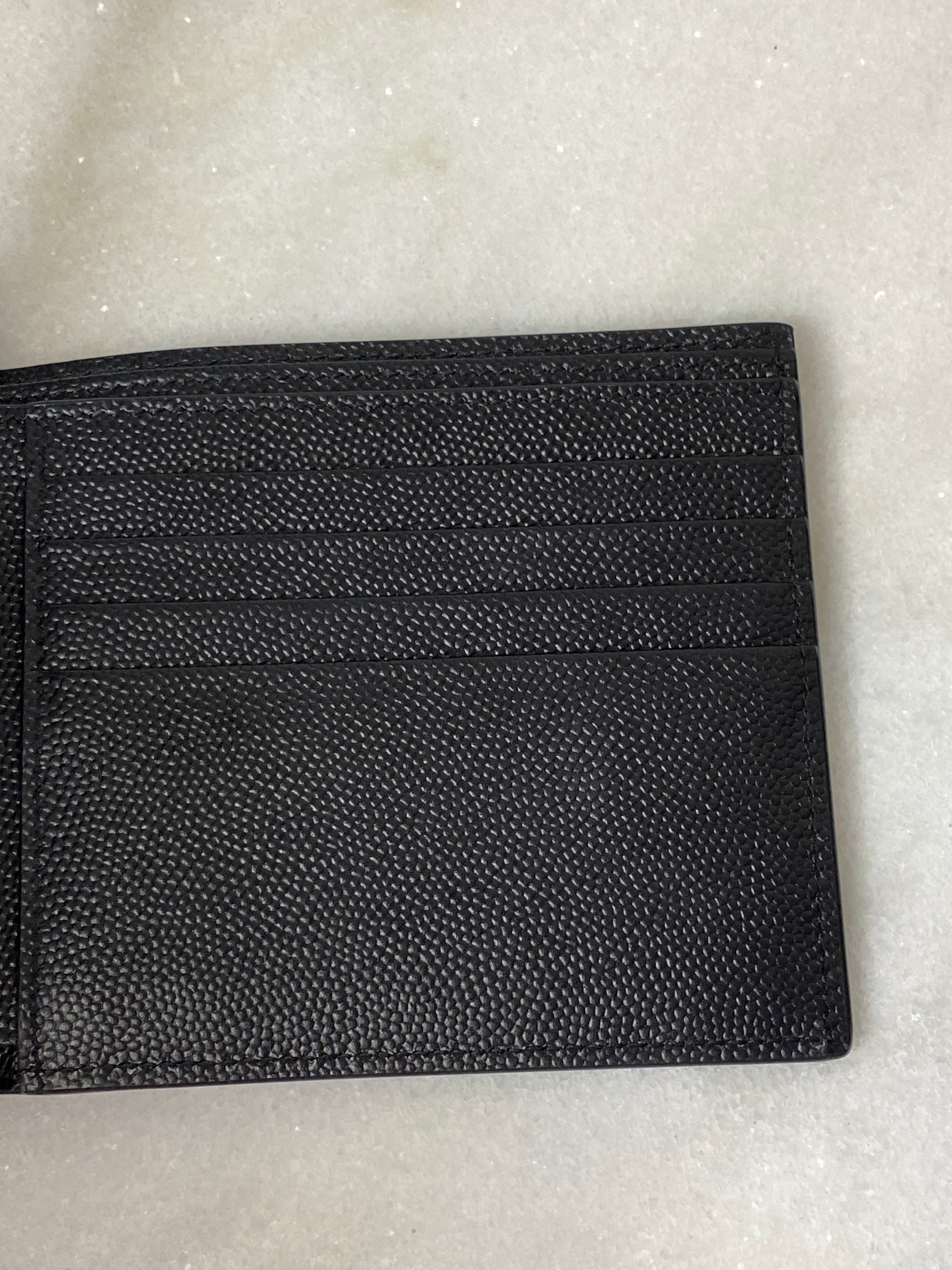 YSL Black Man Small Wallet