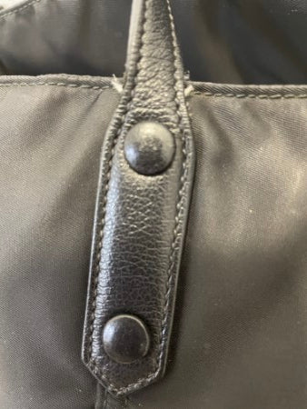 Prada Black Shopper Waterproof Bag