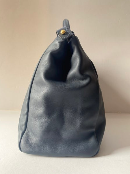 Fendi Navy Peekaboo Large Bag