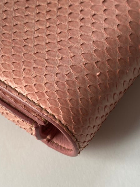 Tom Ford Pink Python Natalia Twist Lock Bag