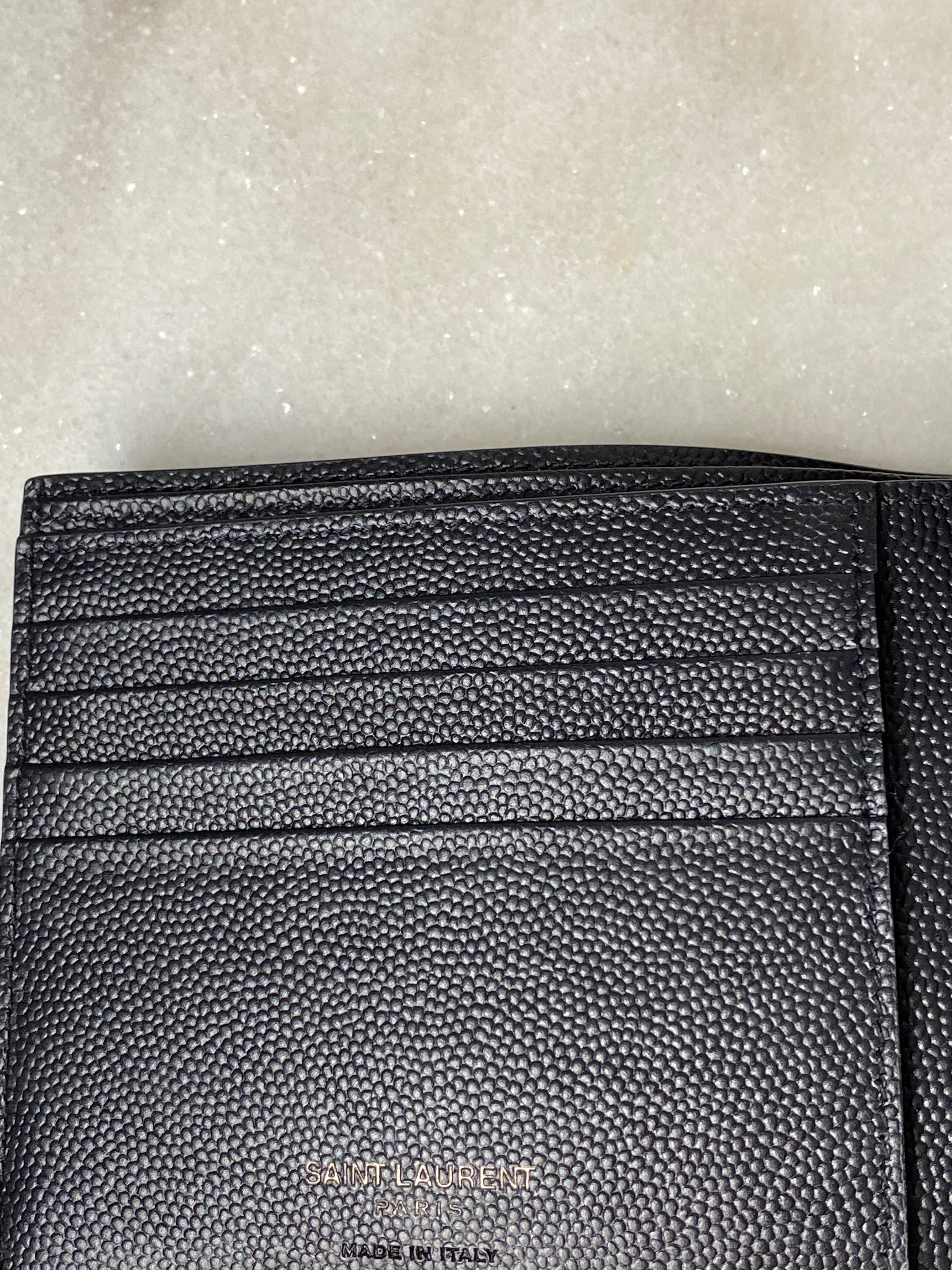 YSL Black Man Small Wallet