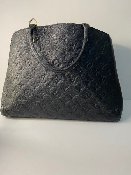 Louis Vuitton Black Montaigne Empreinte Tote Bag