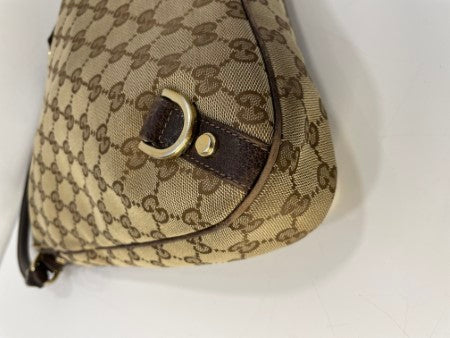 Gucci Brown GG Abbey Medium Hobo Bag