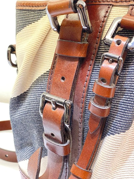 Burberry Brown Bridle House Check Bag