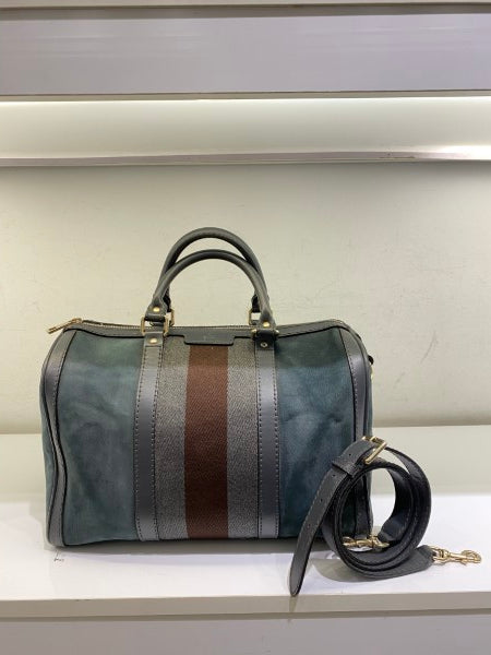 Gucci Dark Green Boston Web bag