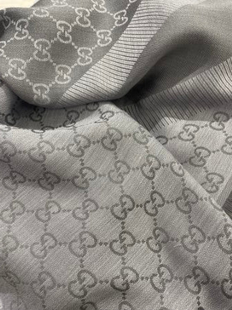 Gucci Grey GG Scarf