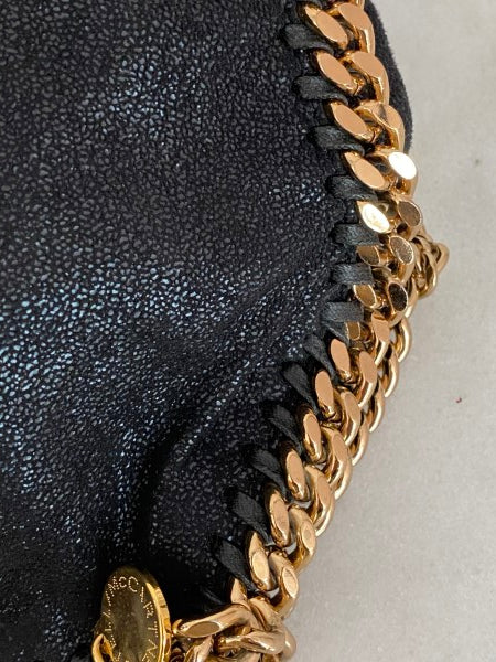 Stella Mccartney Black Mini Falabella Chain Small Bag