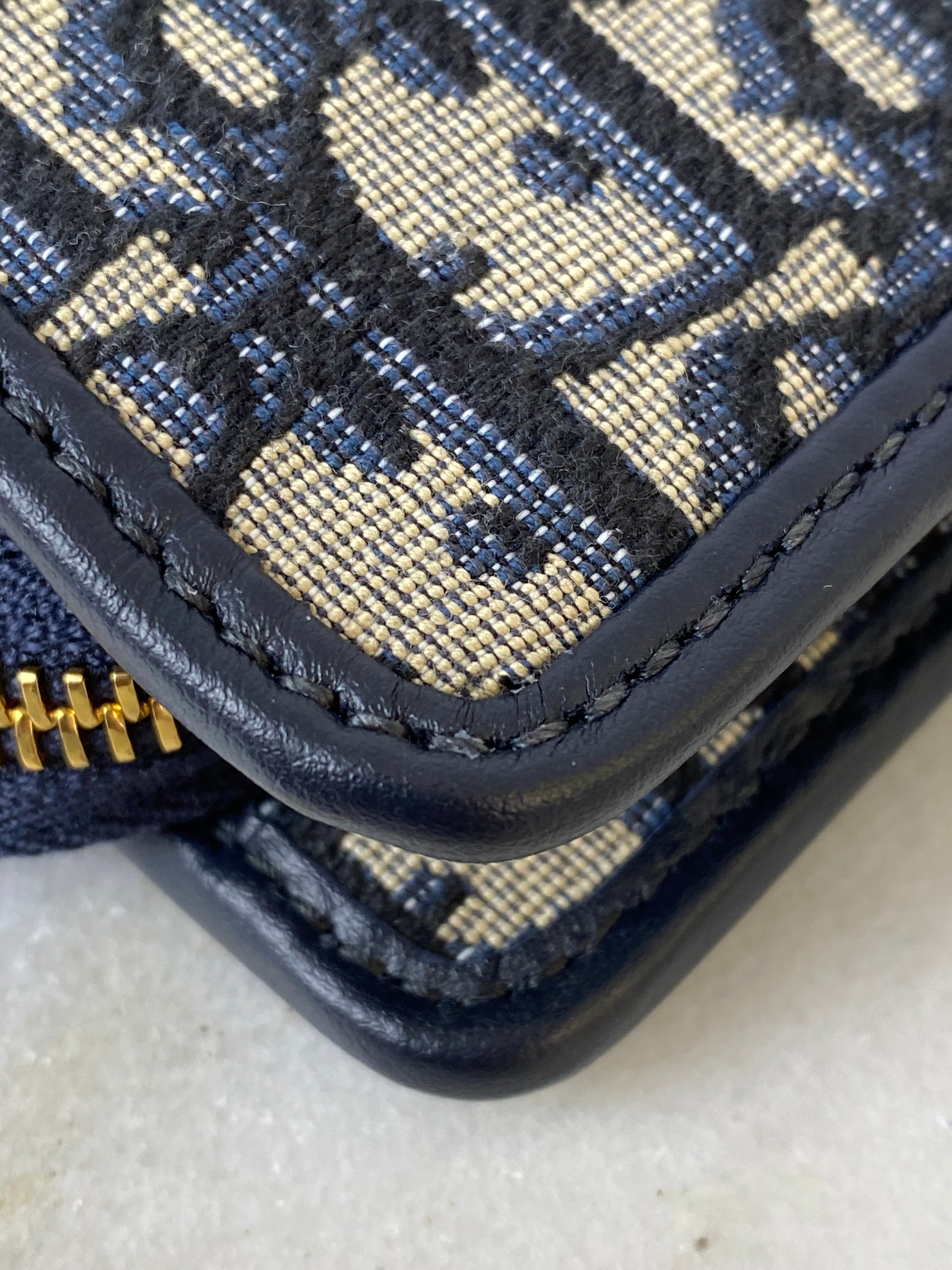 Christian Dior Blue 30 Montaigne Dea Pouch