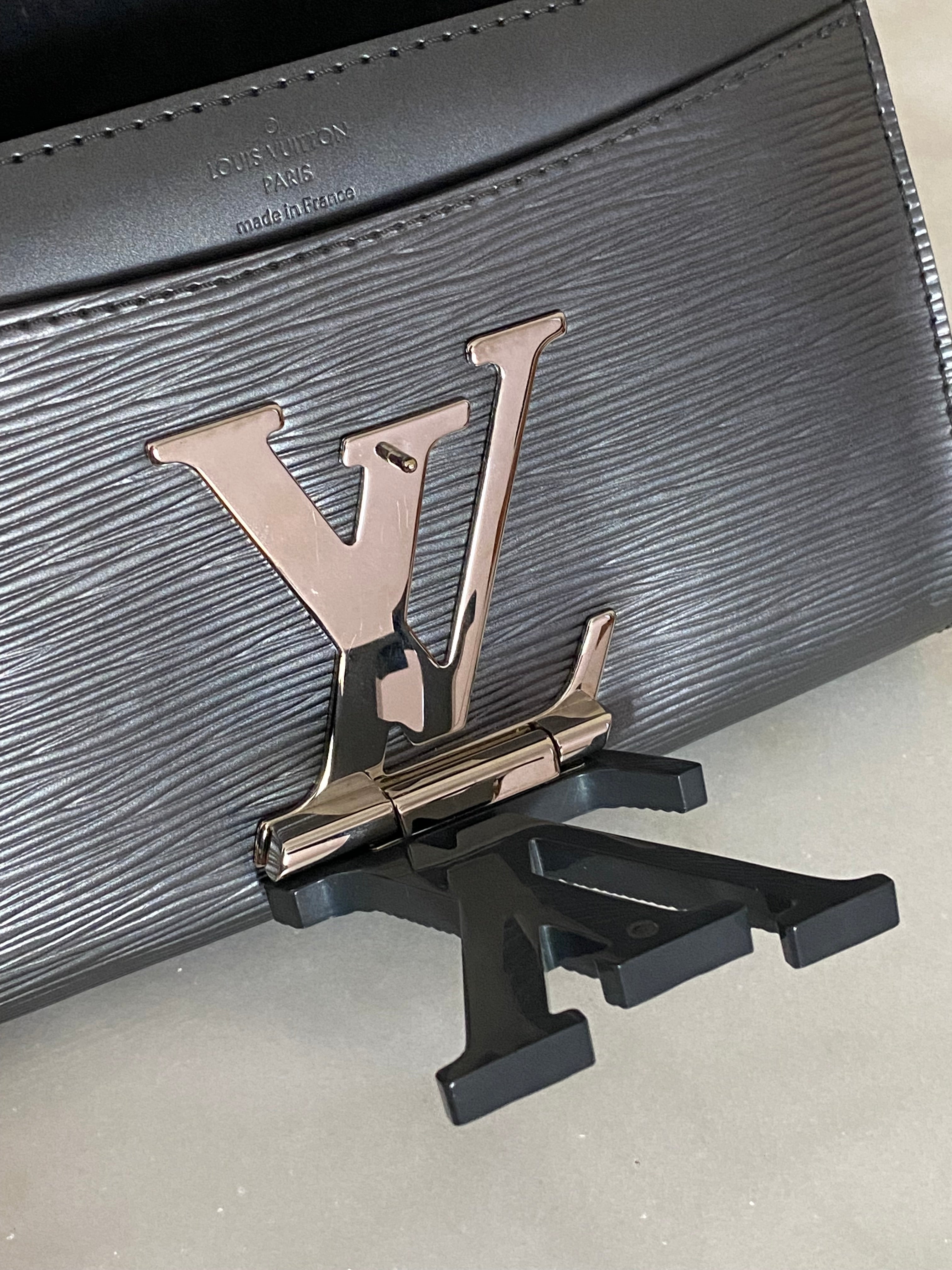 Louis Vuitton Dark Gray Louise PM Crossbody Bag