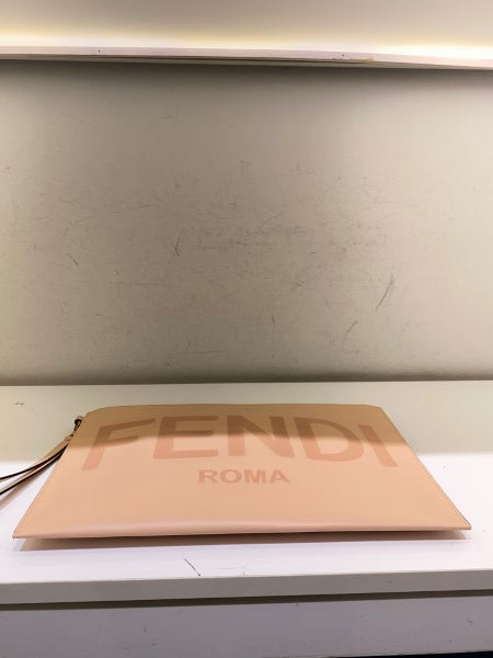 Fendi Bicolor Flat Roma Clutch