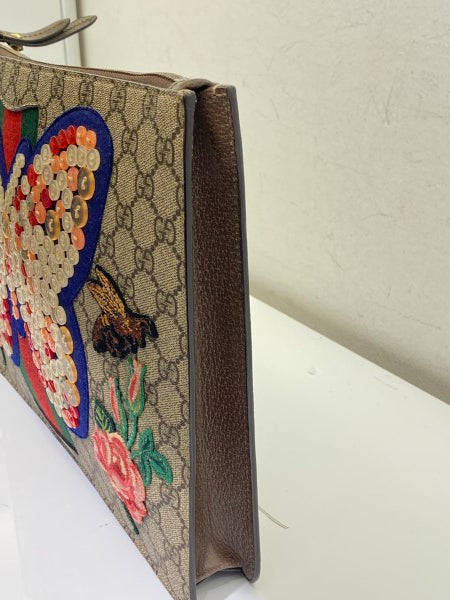 Gucci Multicolor GG Butterfly Pouch