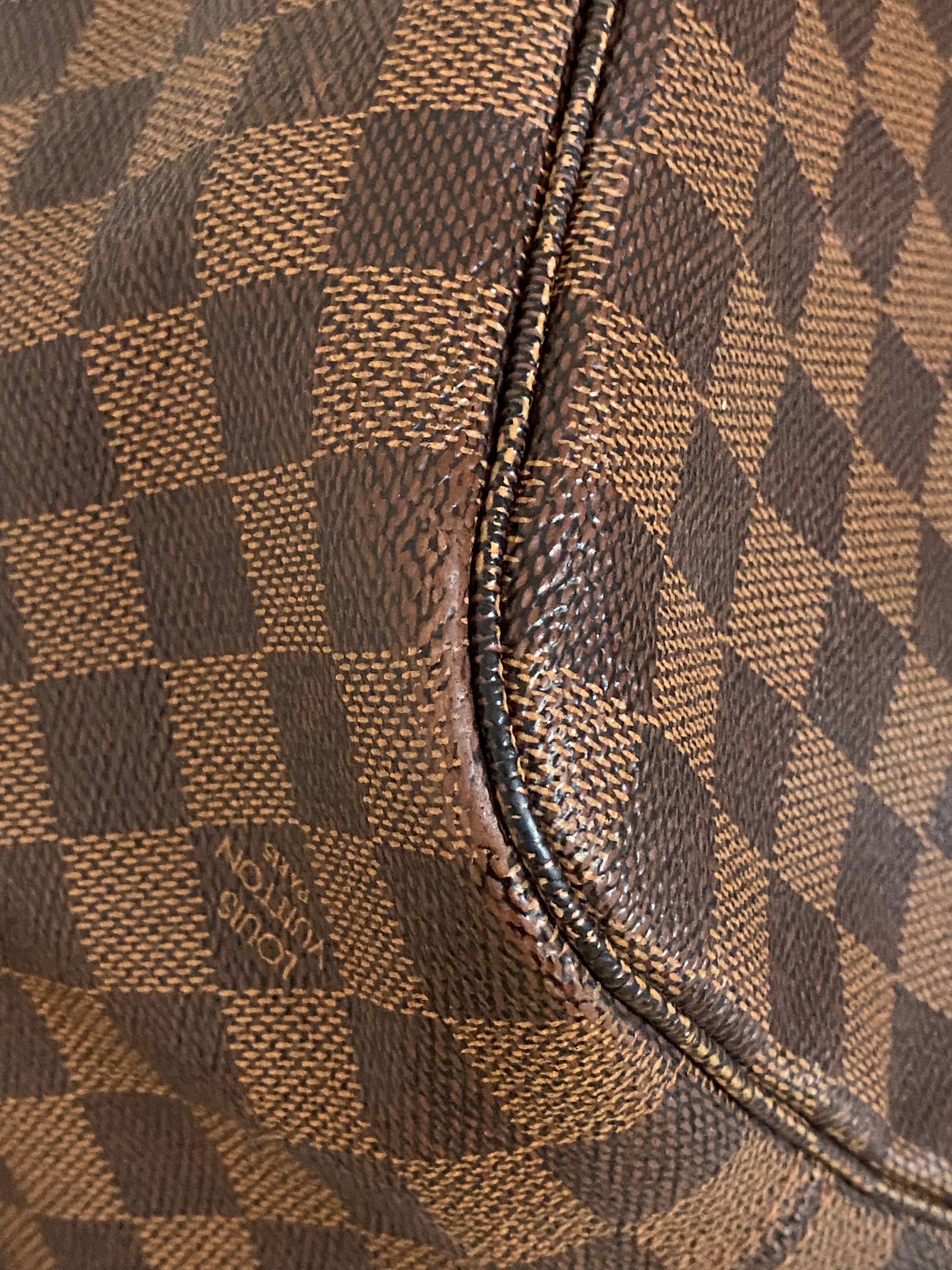 Louis Vuitton Damier Ebene Neverfull MM Bag