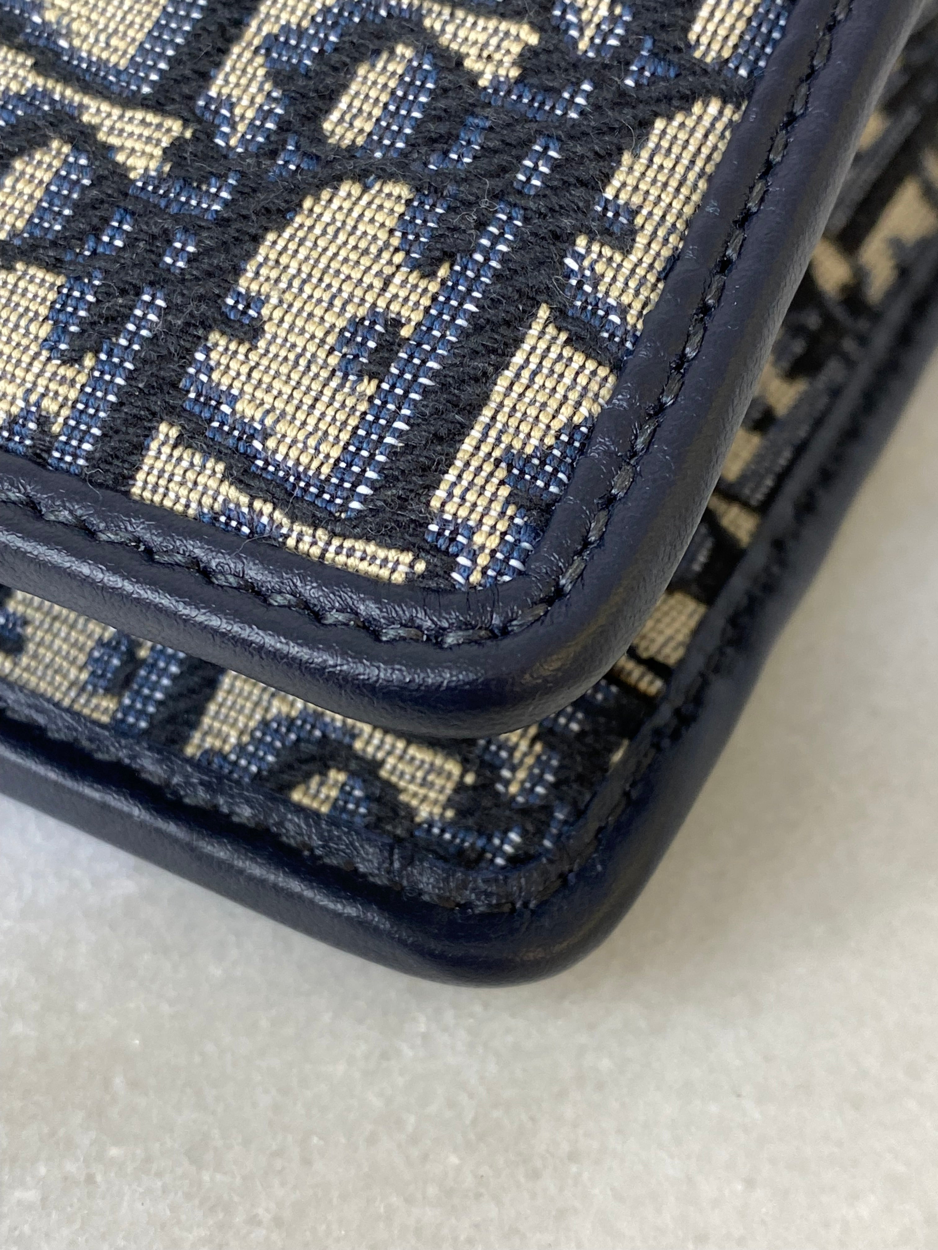 Christian Dior Blue 30 Montaigne Dea Pouch