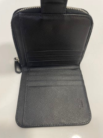 Prada Black Compact Wallet