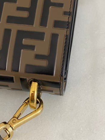 Fendi Bicolor Kan U Top Handle Bag