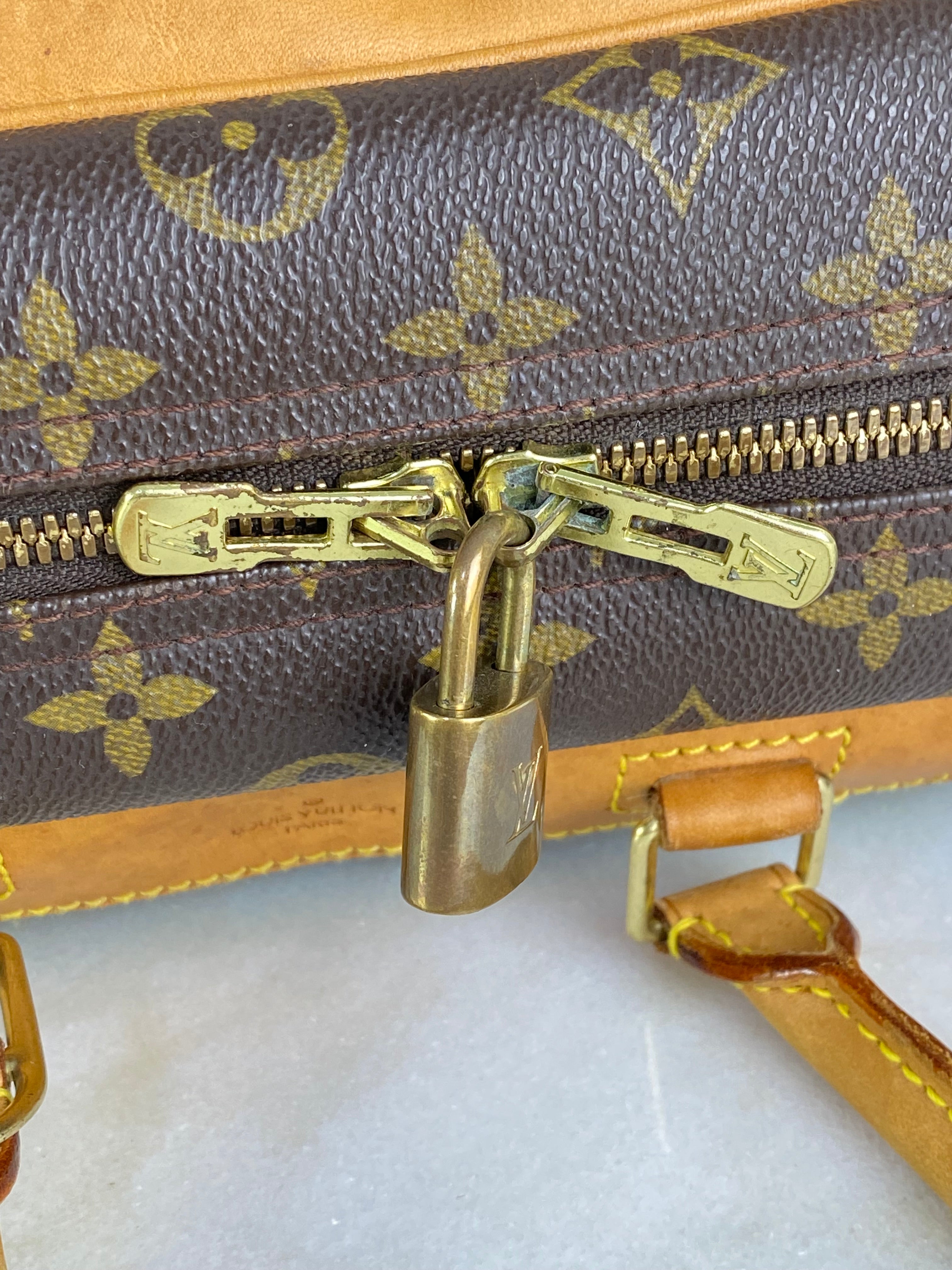Louis Vuitton Monogram Deauville Top Handle Bag