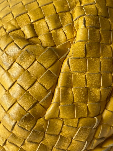 Bottega Veneta Yellow Nappa Hobo Bag