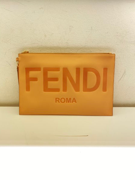 Fendi Bicolor Flat Roma Clutch