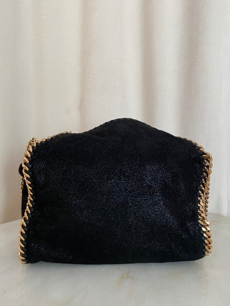 Stella Mccartney Black Mini Falabella Chain Small Bag