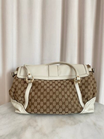 Gucci Bicolor GG Shoulder Bag