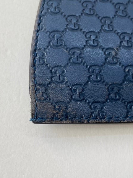 Gucci Navy Blue GG Guccissima Mobile Case