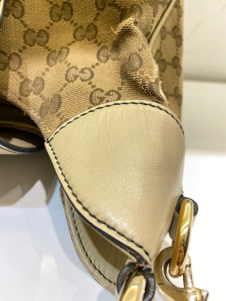 Gucci Bicolor GG Emily Hobo Bag