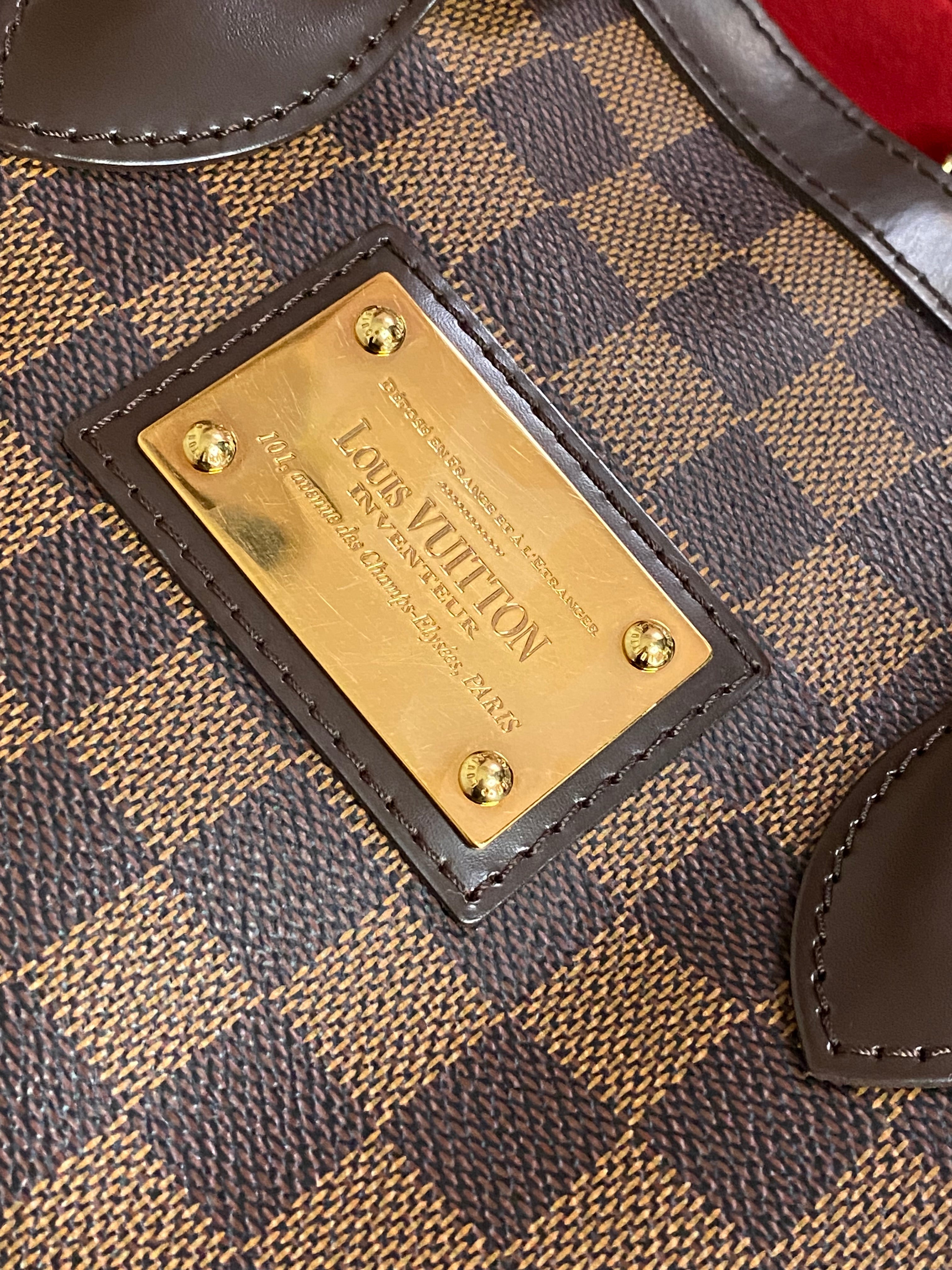 Louis Vuitton hampstead damier ebene shoulder bag