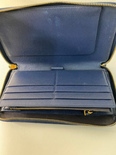 Prada Blue Wallet