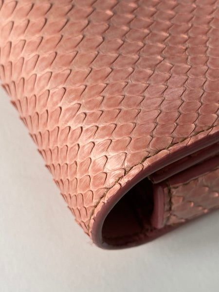 Tom Ford Pink Python Natalia Twist Lock Bag